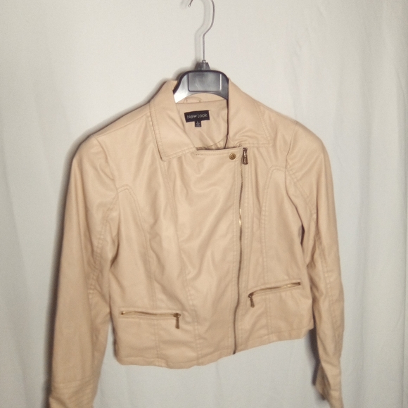 Women's New Look leather bomber jacket - Picture 2 of 4
